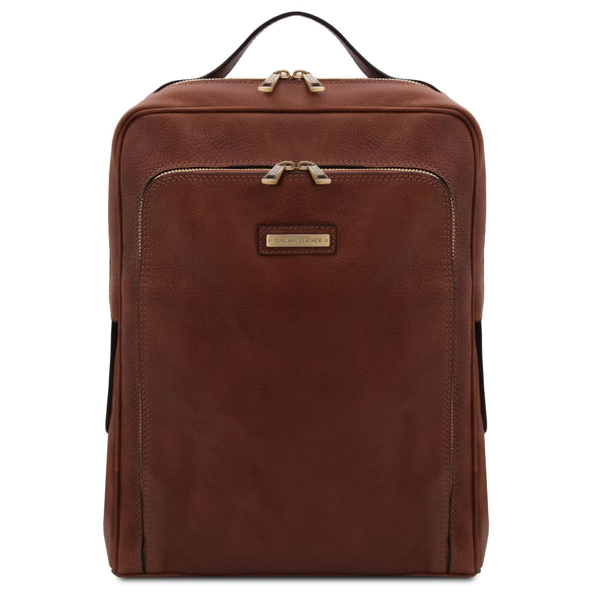 Zaini in pelle Marrone Bangkok - Opaca leather laptop backpack | TL141793 San Rocco Italia
