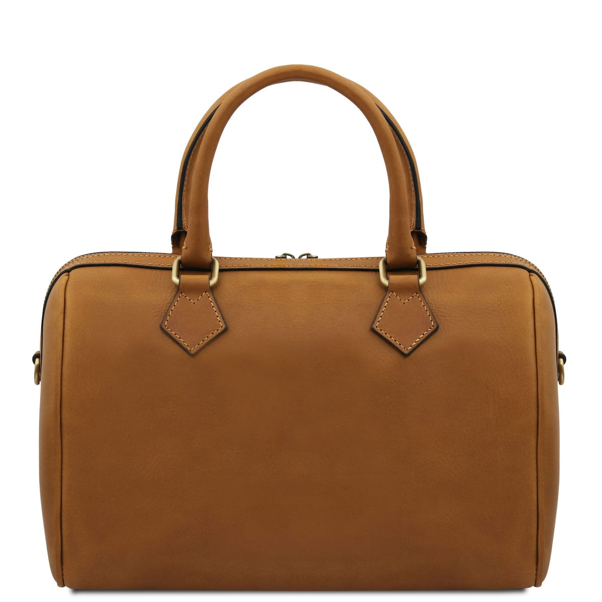 Barrique - Borsa duffle in pelle conciata al vegetale