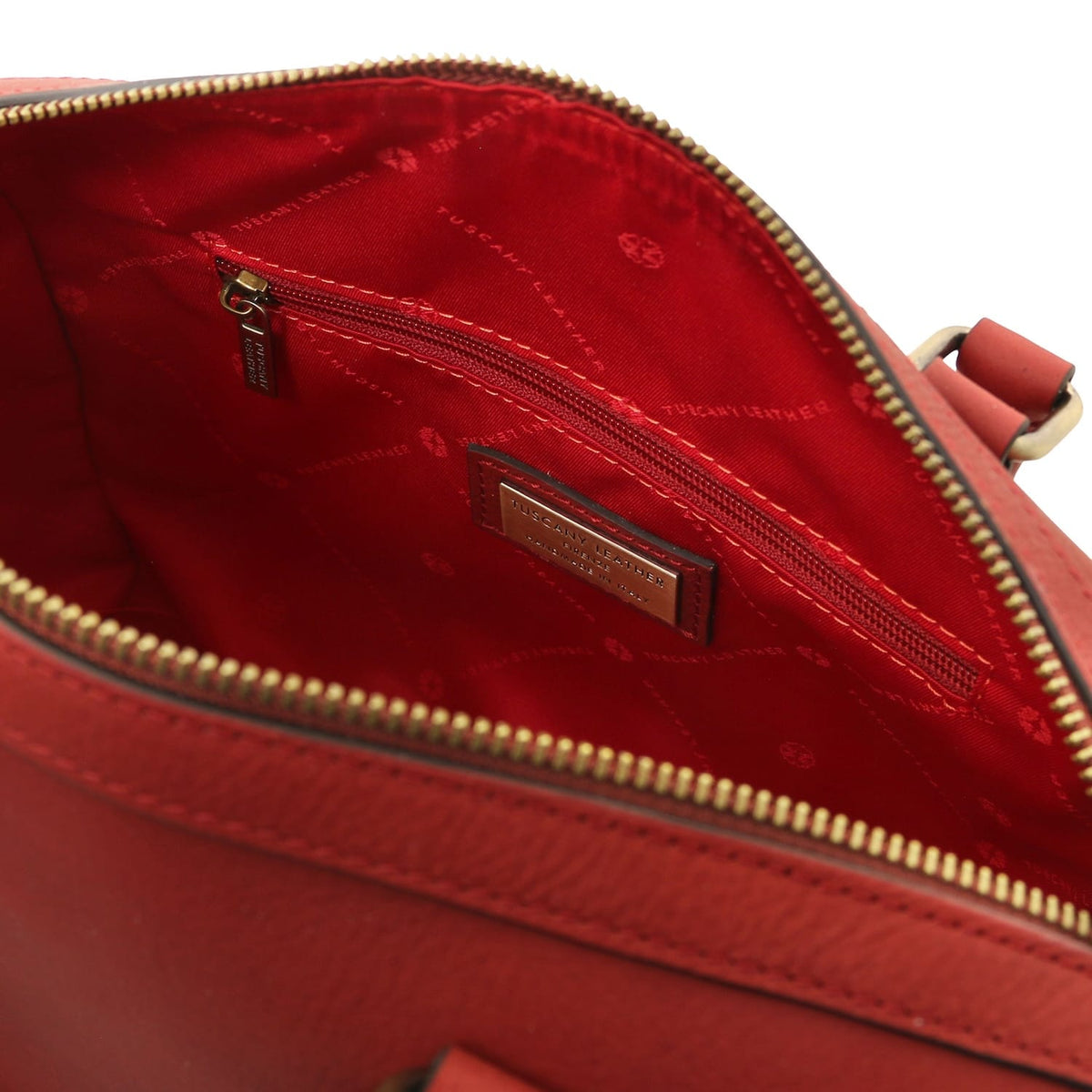Barrique - Borsa duffle in pelle conciata al vegetale