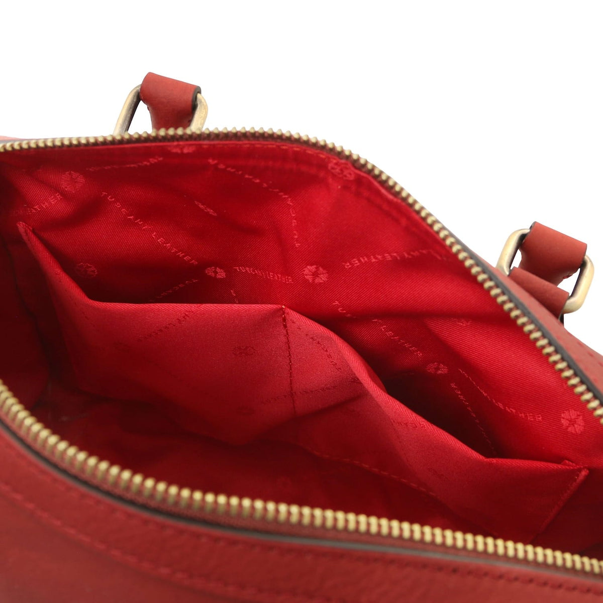 Barrique - Borsa duffle in pelle conciata al vegetale