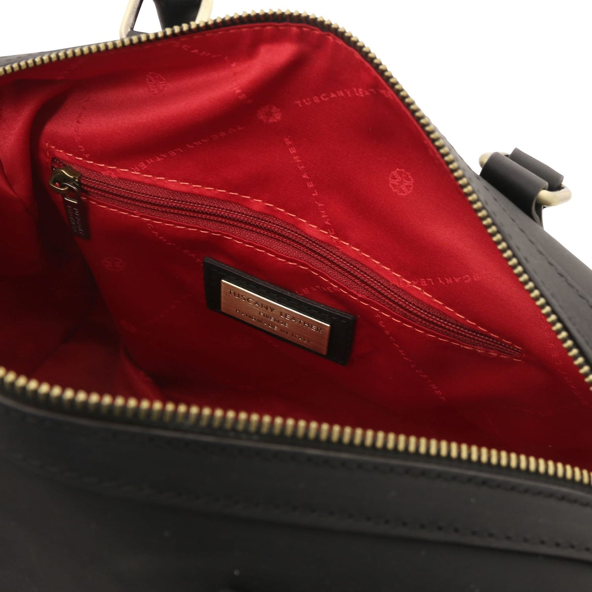 Barrique - Borsa duffle in pelle conciata al vegetale