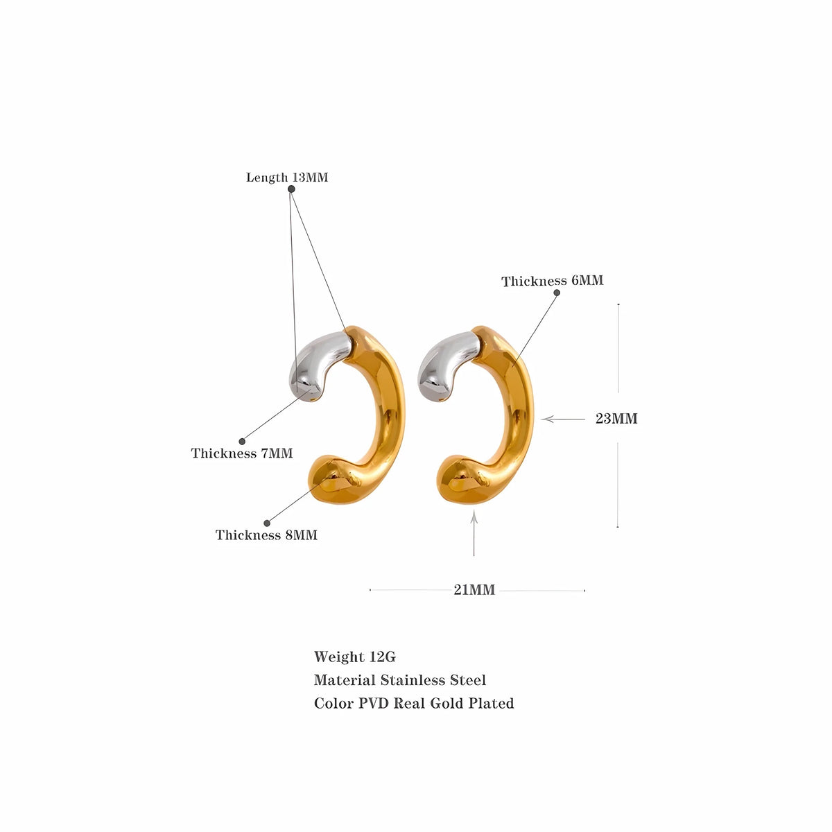 Boucles d'oreilles Dafne