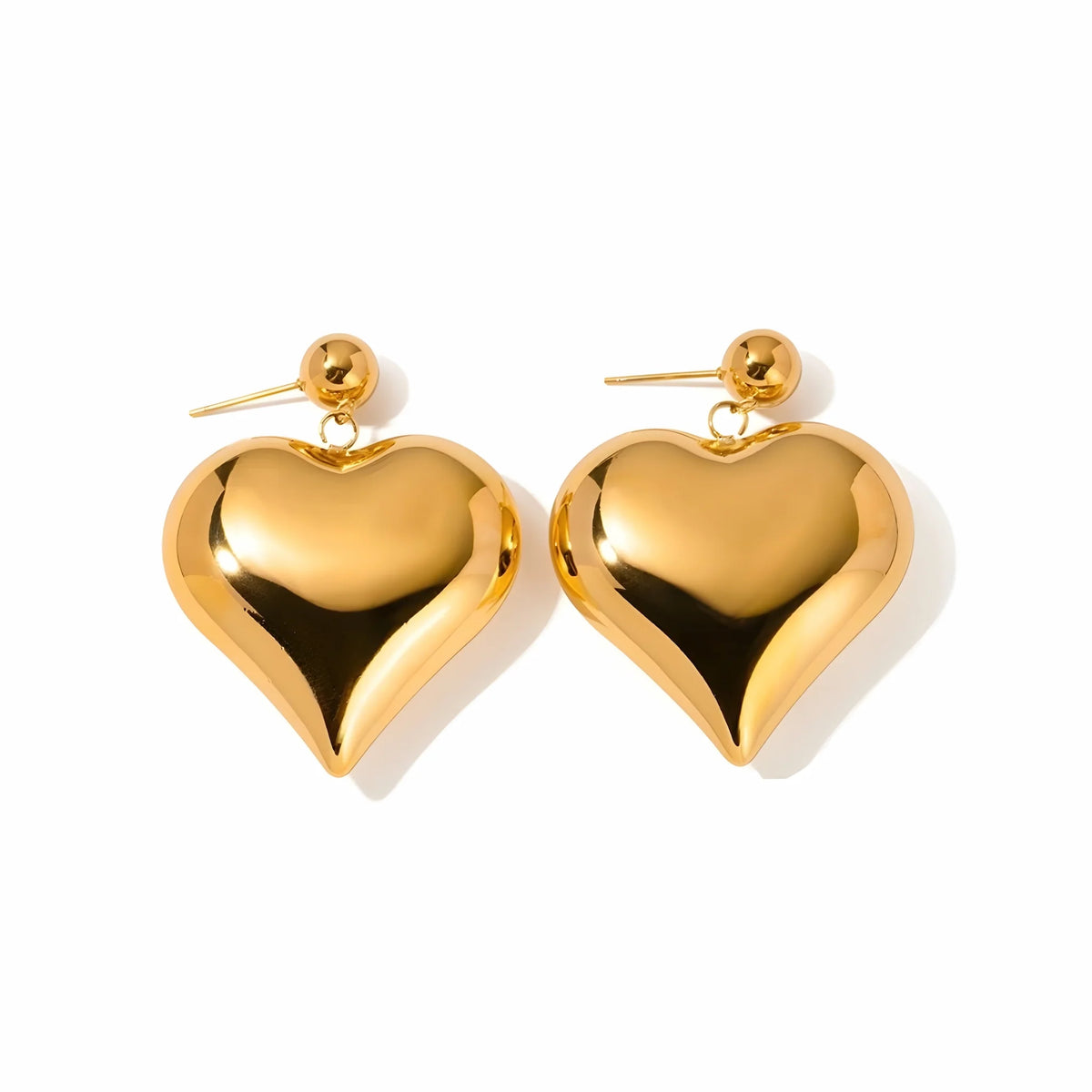 Emma XL Heart Earrings