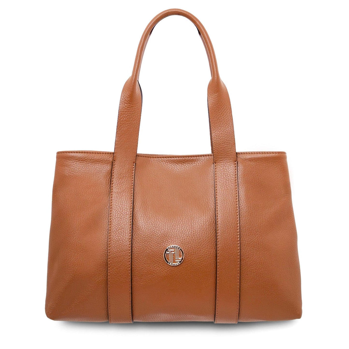 Leather shoulder bags Cognac Callie - Soft leather shoulder bag | TL142415 San Rocco Italia