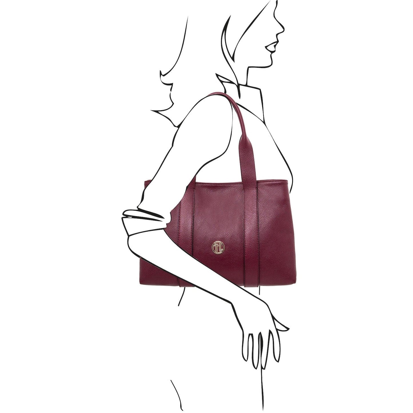 Leather shoulder bags Callie - Soft leather shoulder bag | TL142415 San Rocco Italia