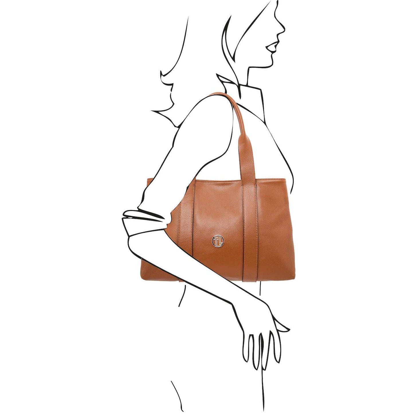 Leather shoulder bags Callie - Soft leather shoulder bag | TL142415 San Rocco Italia
