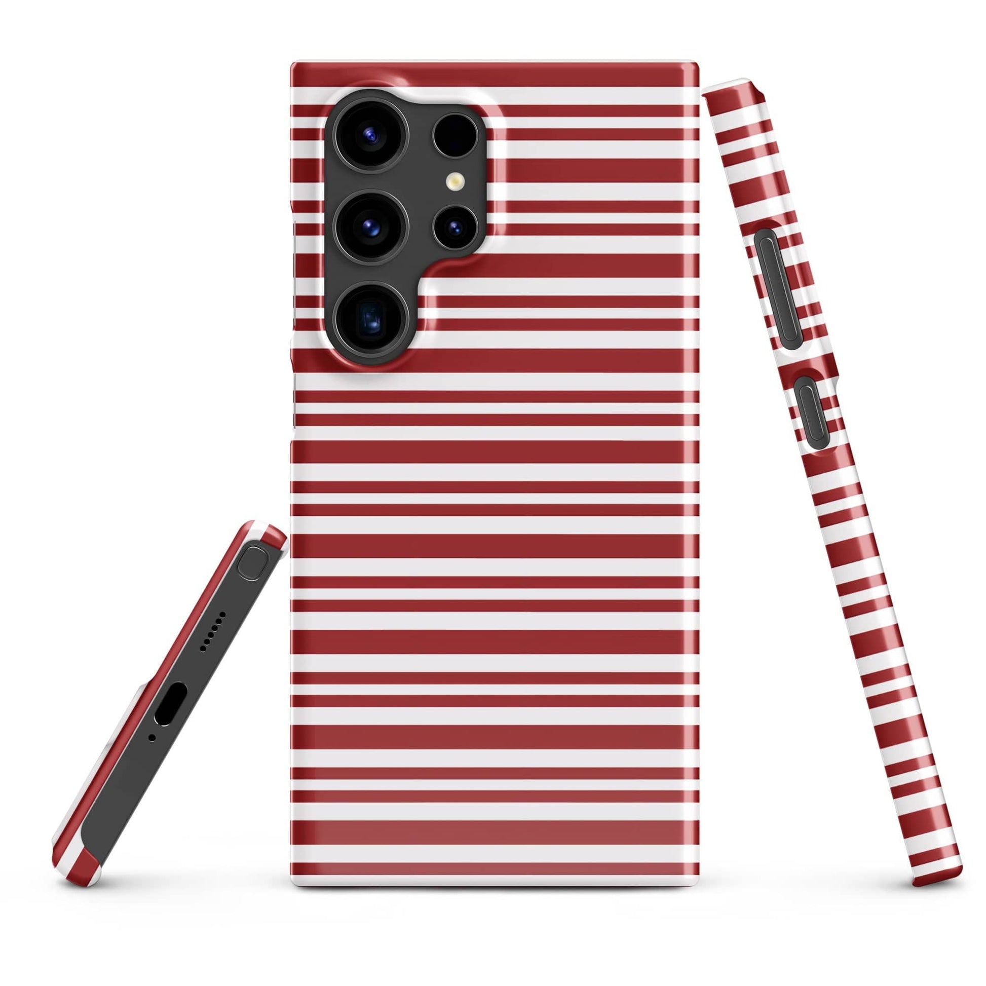 Glossy / Samsung Galaxy S24 Ultra Candy Cane Snap Case for Samsung® San Rocco Italia