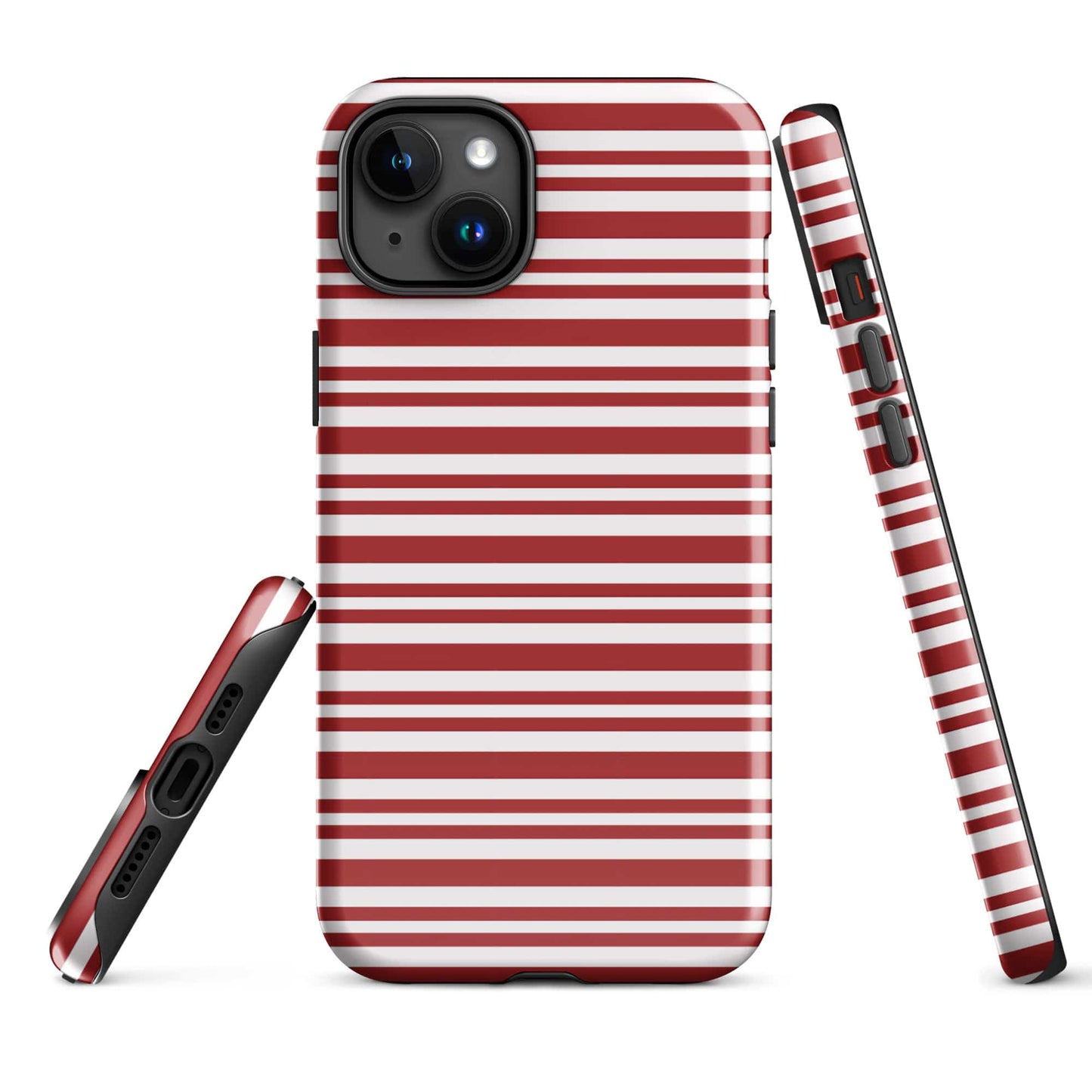 Candy Cane Tough Case for iPhone® - Premium - Shop now at San Rocco Italia