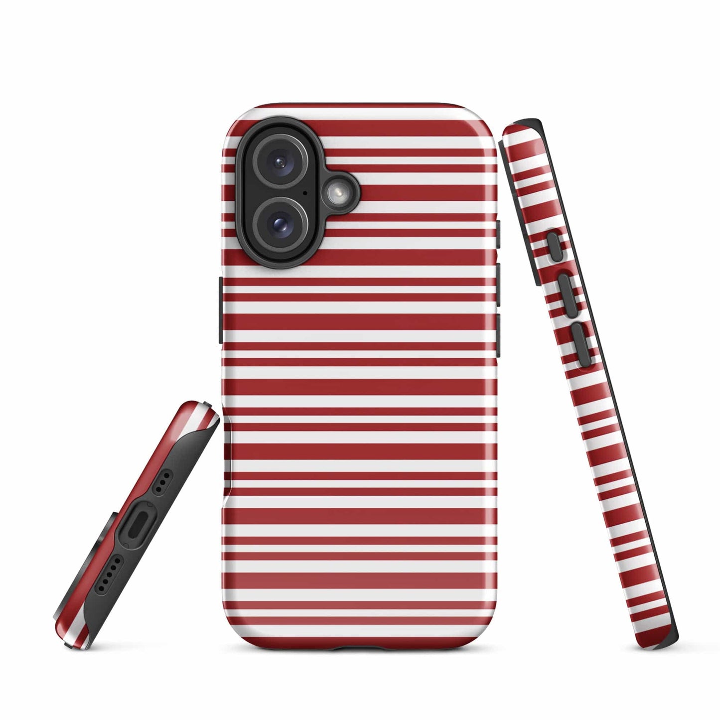 Candy Cane Tough Case for iPhone® - Premium - Shop now at San Rocco Italia