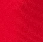 Close up of vibrant red knit fabric texture from a cashmere blend dress