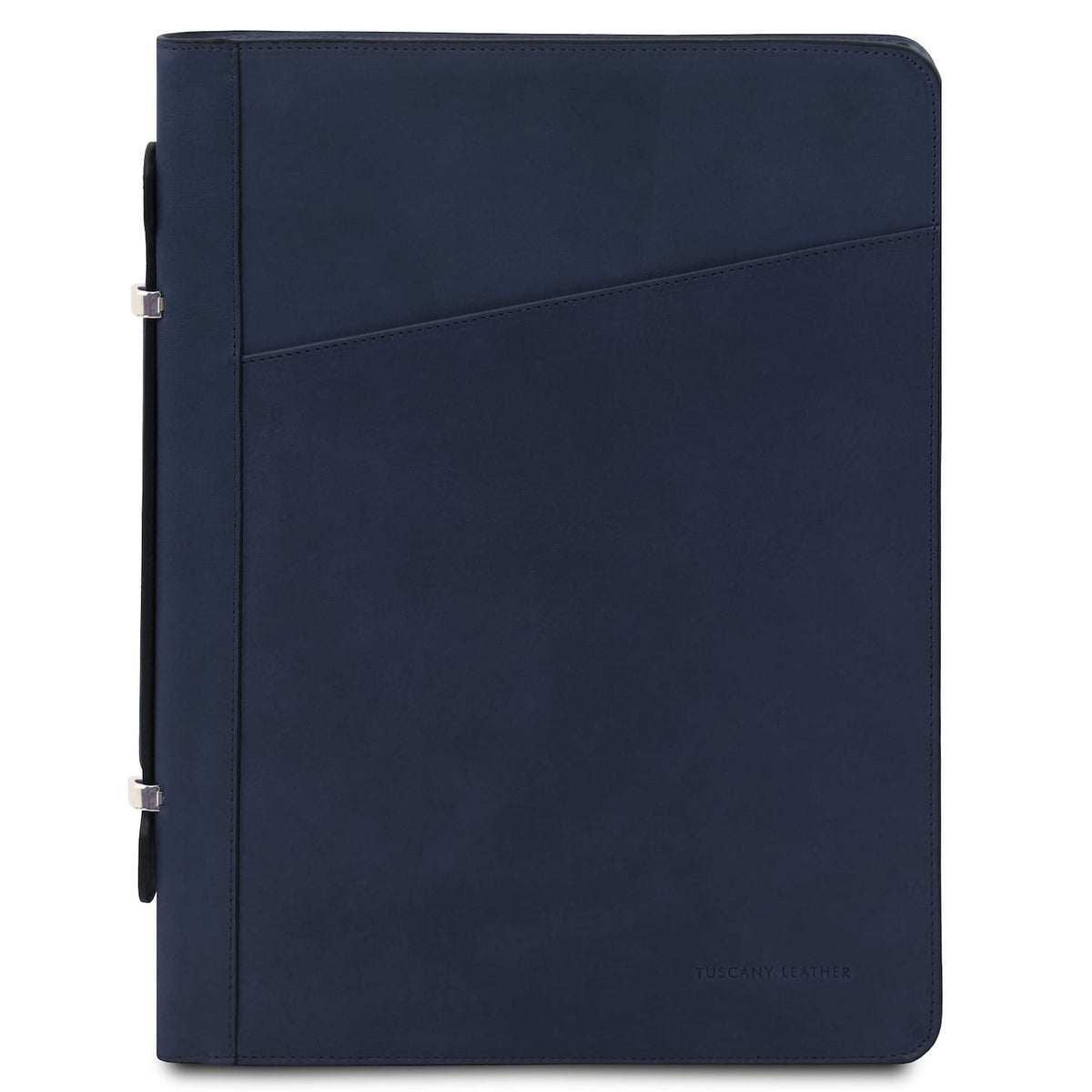 Cesare - Leather document case with handle and ring binder | TL142554