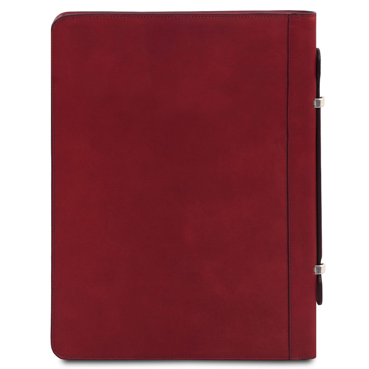 Cesare - Leather document case with handle and ring binder | TL142554