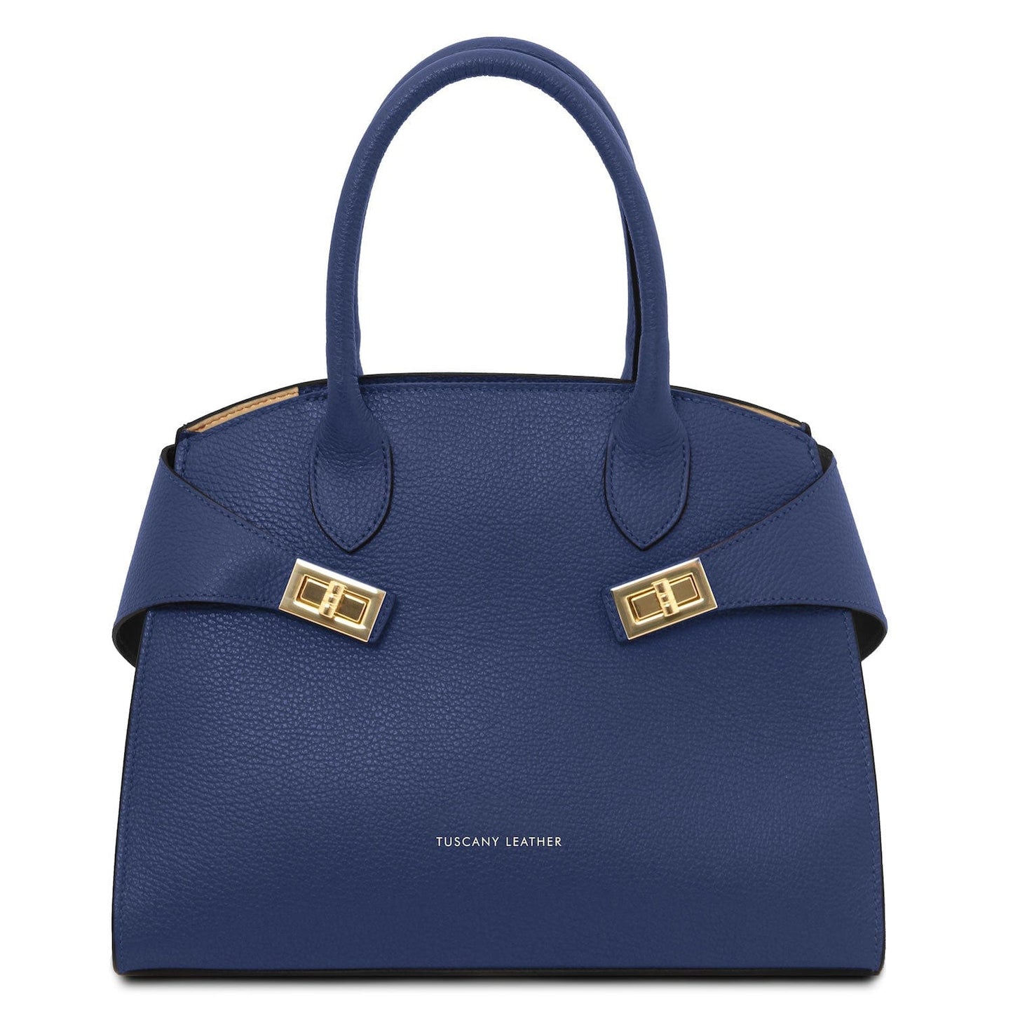 Leather handbags Dark Blue Coccola - Women's leather tote handbag | TL142421 San Rocco Italia