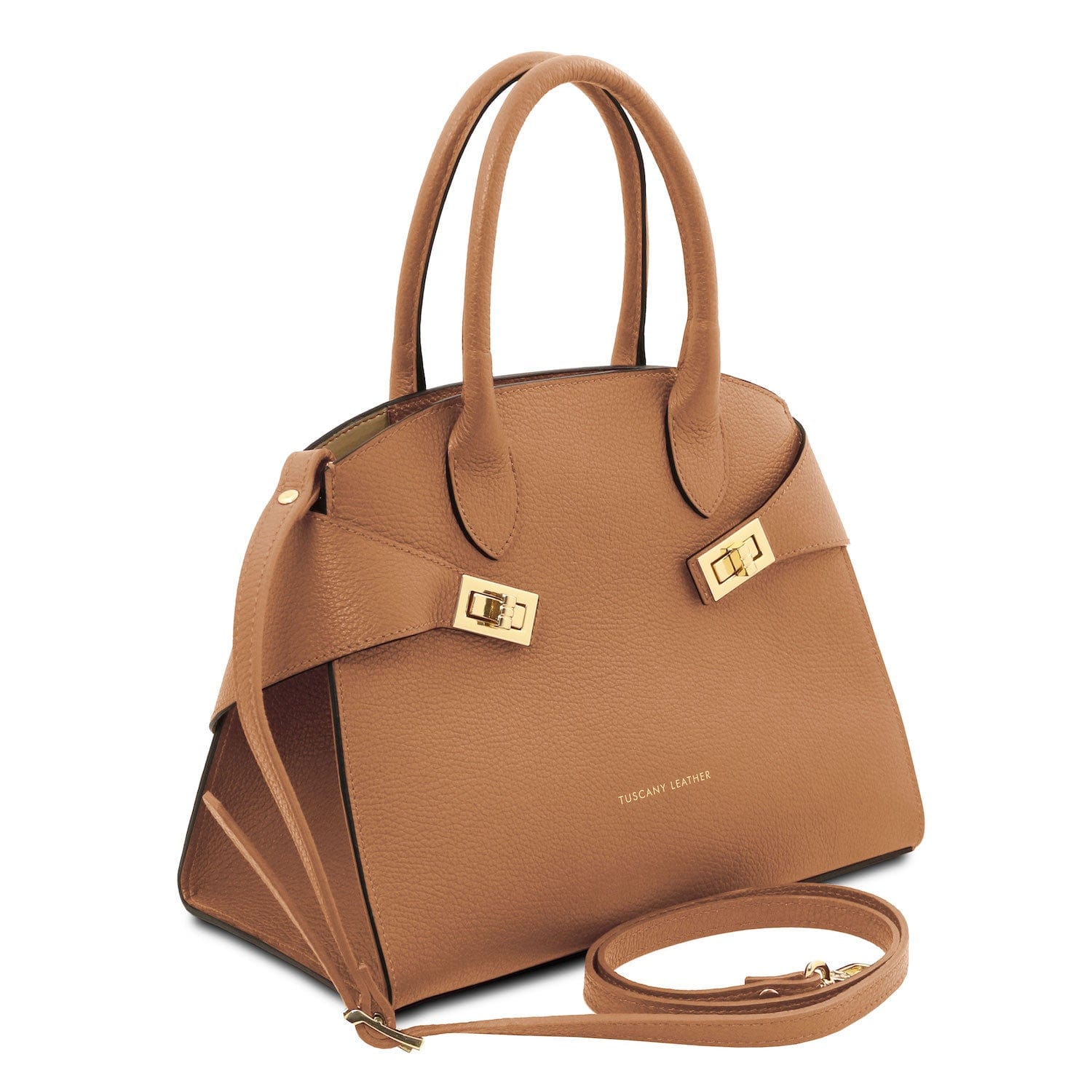 Leather handbags Coccola - Women's leather tote handbag | TL142421 San Rocco Italia
