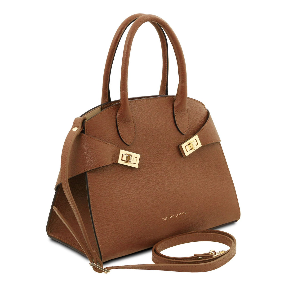 Leather handbags Coccola - Women's leather tote handbag | TL142421 San Rocco Italia