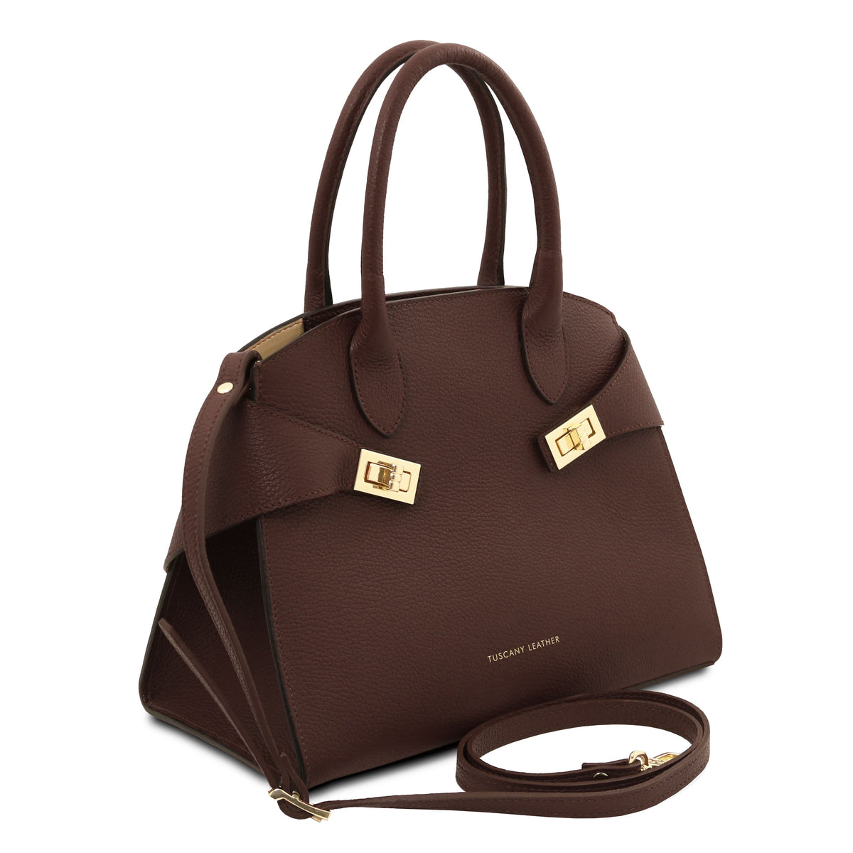 Leather handbags Coccola - Women's leather tote handbag | TL142421 San Rocco Italia
