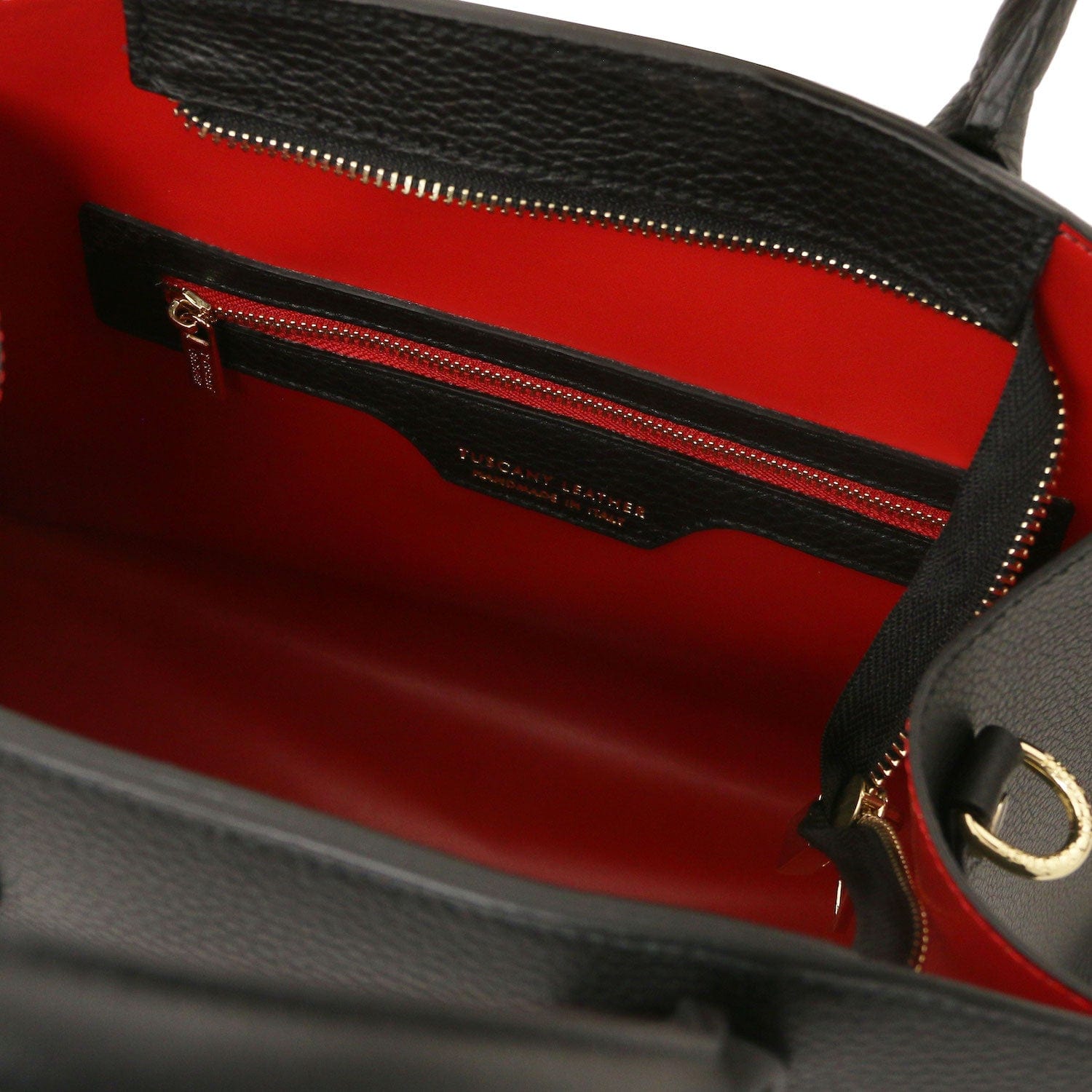 Leather handbags Coccola - Women's leather tote handbag | TL142421 San Rocco Italia