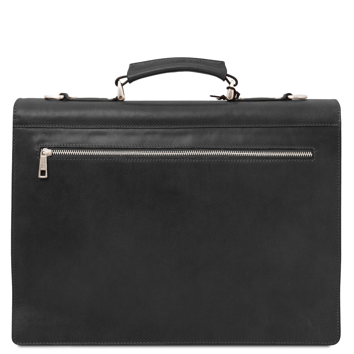 Leder-Aktentaschen Cremona - 3 compartment matte leather briefcase | TL142448 San Rocco Italia