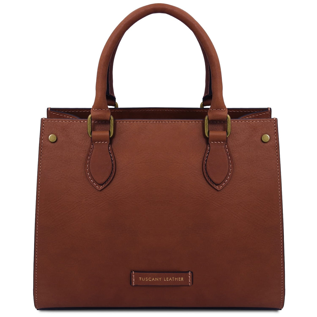 Dama - Bolsa tote em couro curtido vegetal | TL142564