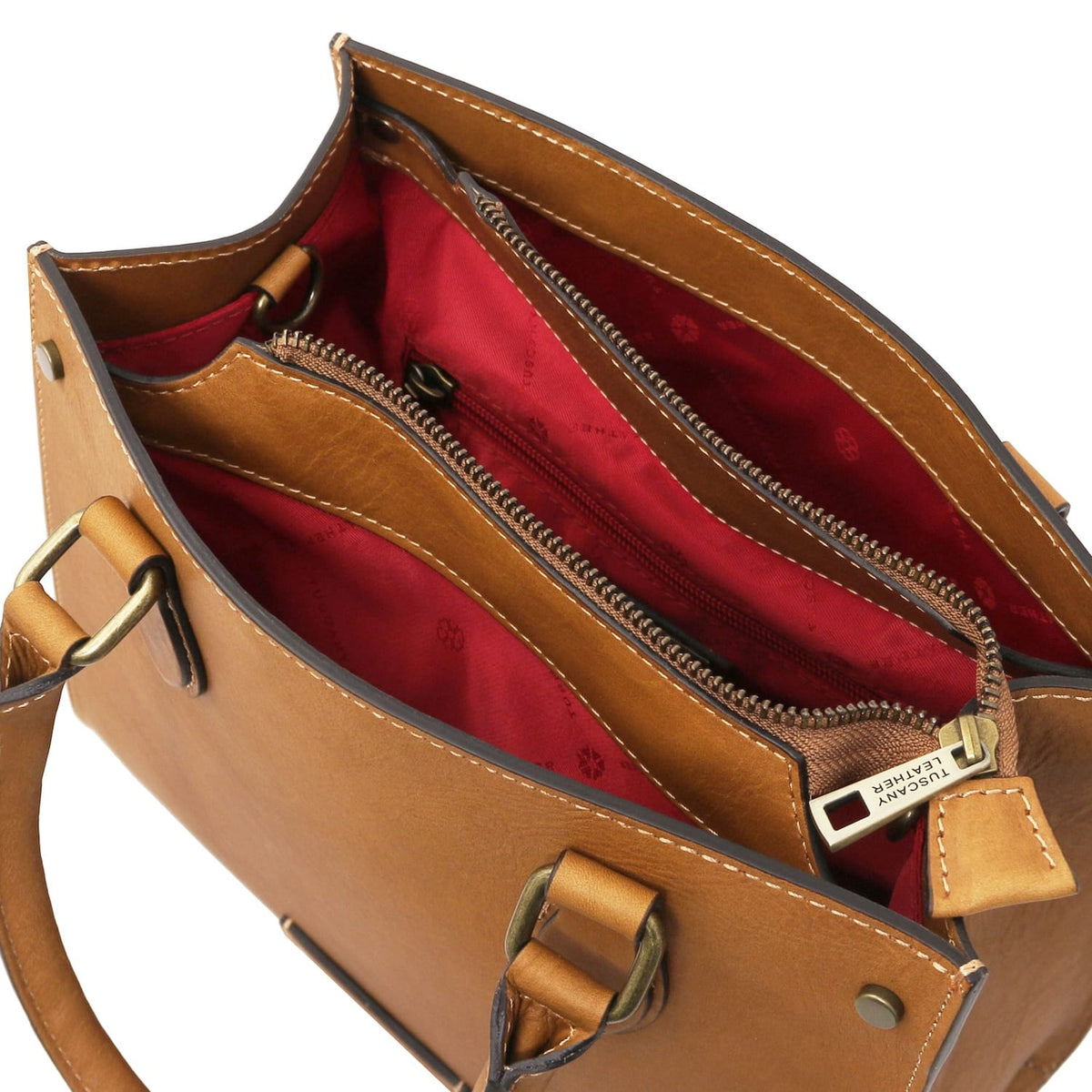 Dama - Bolsa tote em couro curtido vegetal | TL142564