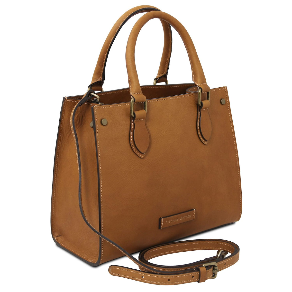 Dama - Bolsa tote em couro curtido vegetal | TL142564