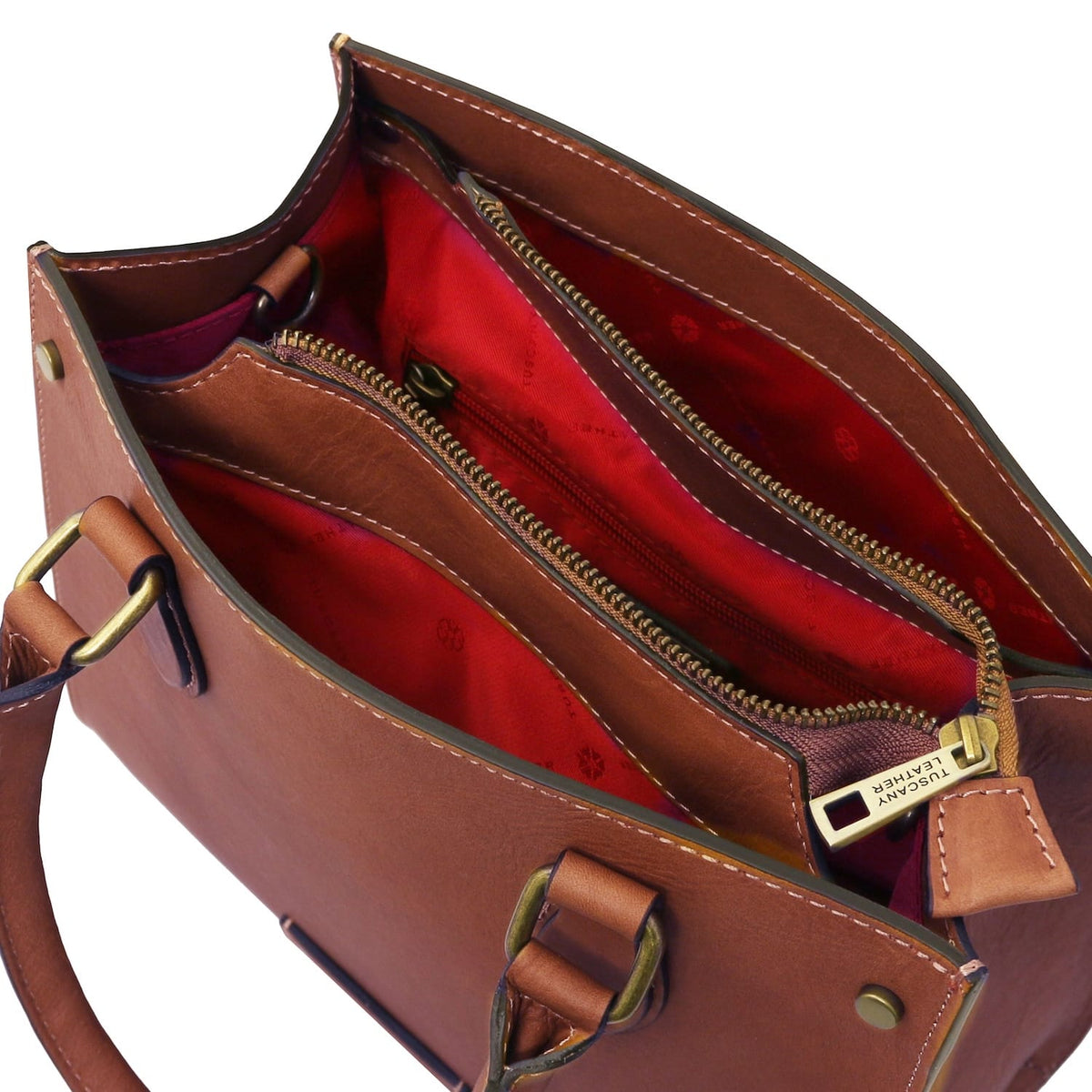 Dama - Bolsa tote em couro curtido vegetal | TL142564