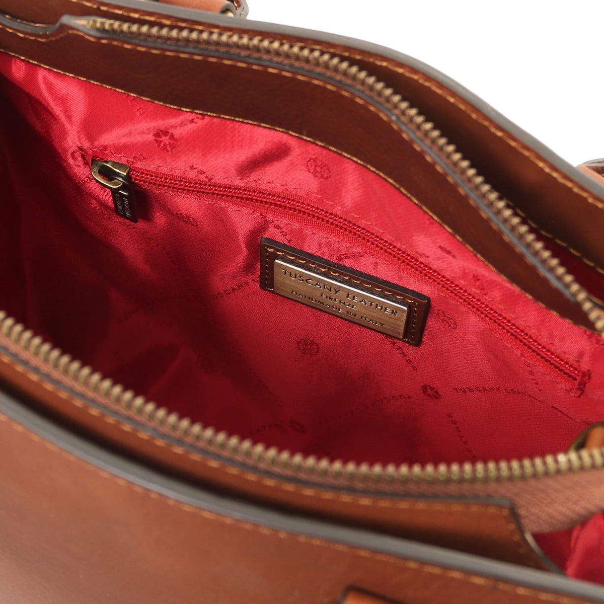 Dama - Bolsa tote em couro curtido vegetal | TL142564
