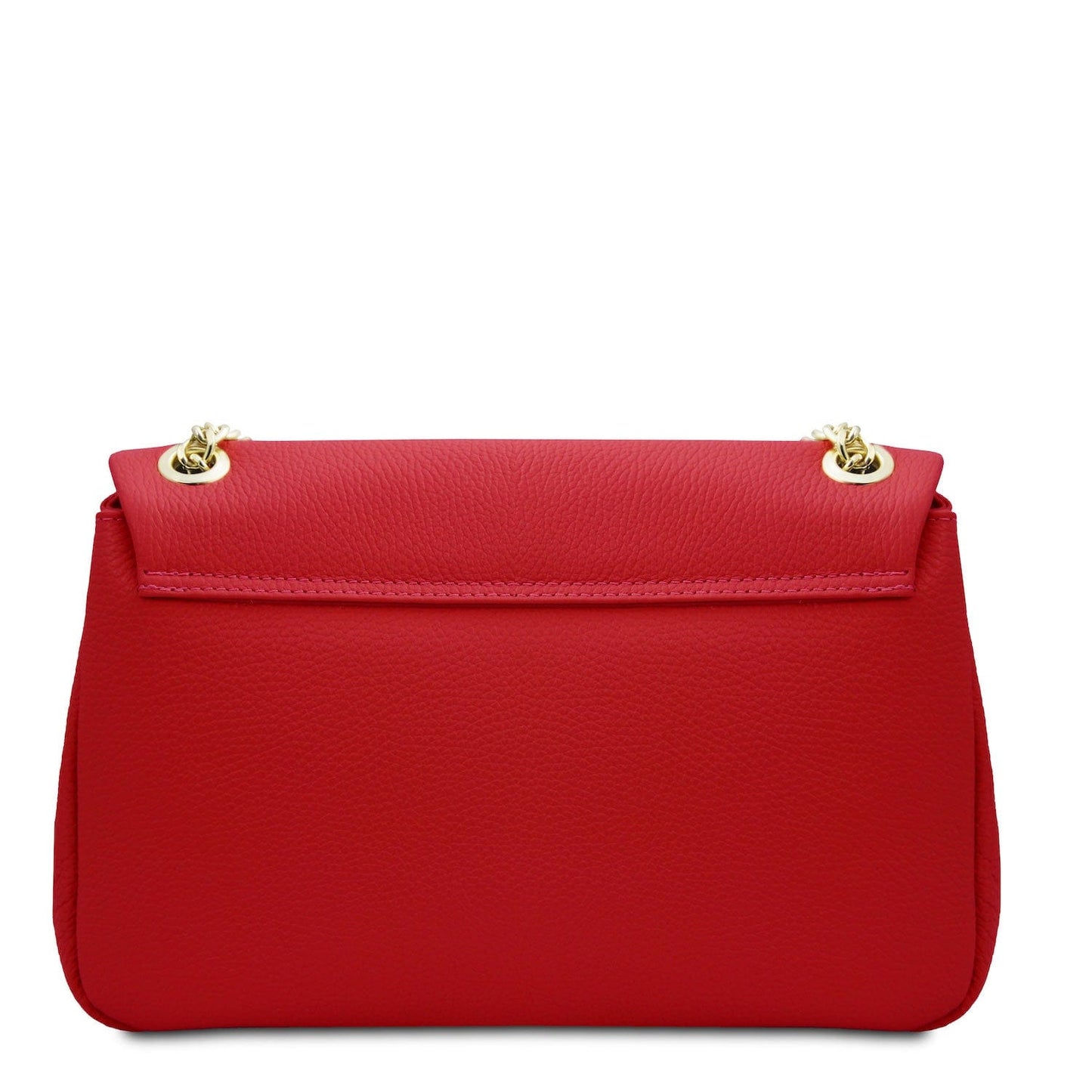 Leather handbags Elettra - Soft leather shoulder bag with chain strap | TL142353 San Rocco Italia