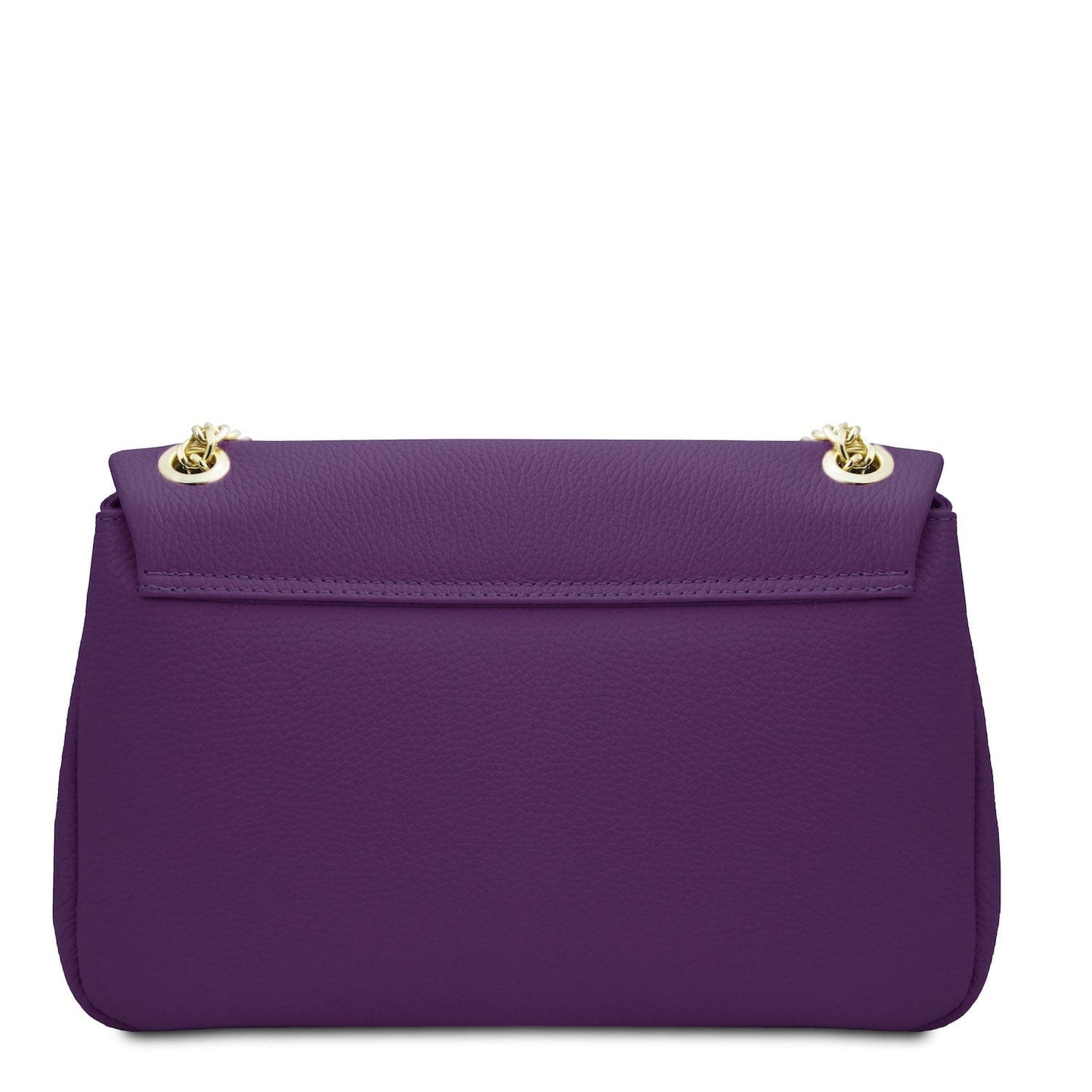 Leather handbags Elettra - Soft leather shoulder bag with chain strap | TL142353 San Rocco Italia