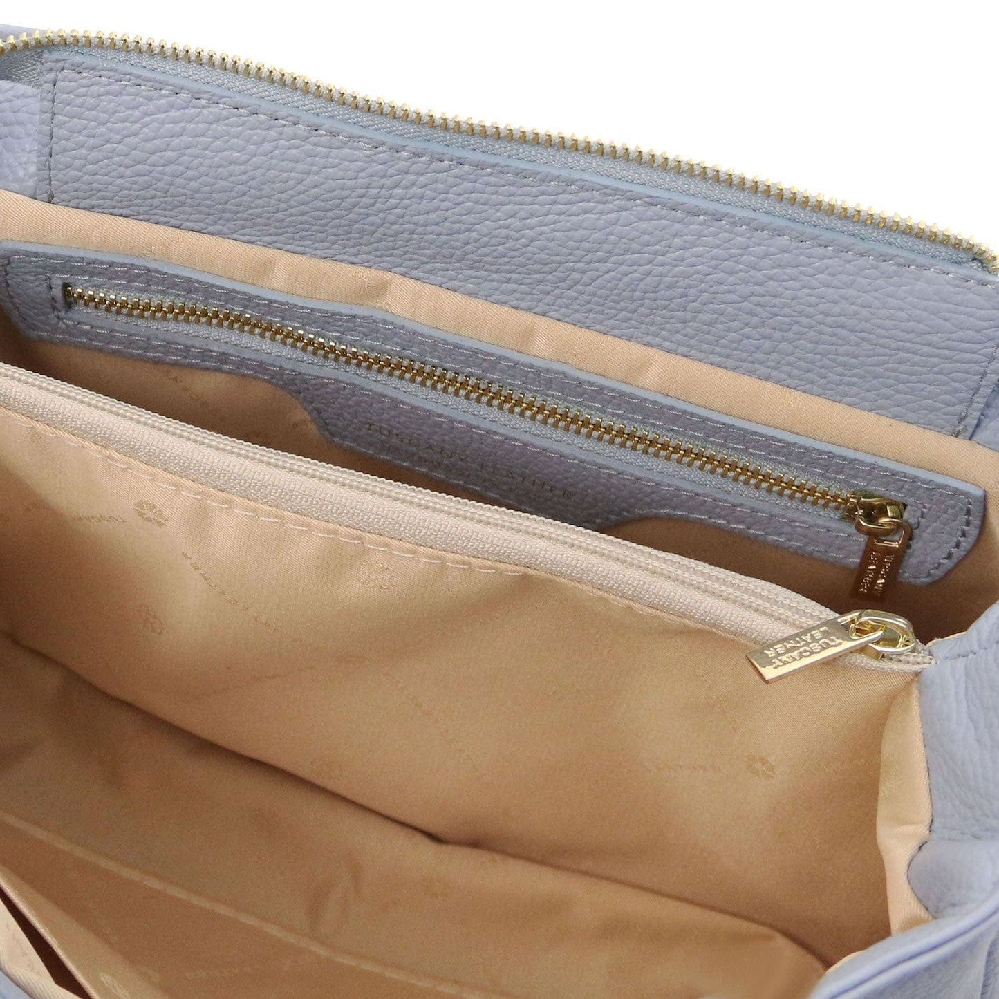 Leather handbags Elettra - Soft leather shoulder bag with chain strap | TL142353 San Rocco Italia
