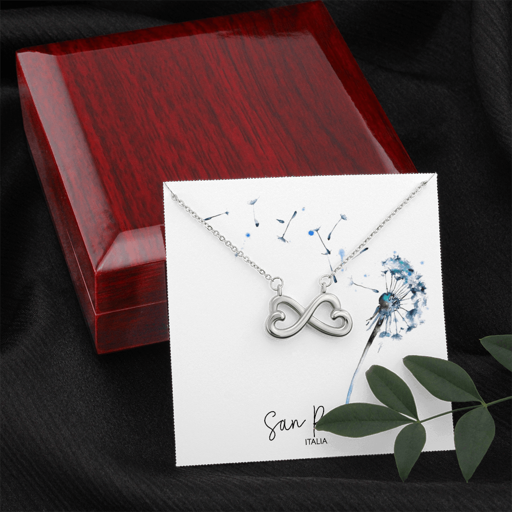 Endless Love Infinity Heart Necklace - Premium Jewelry - Shop now at San Rocco Italia
