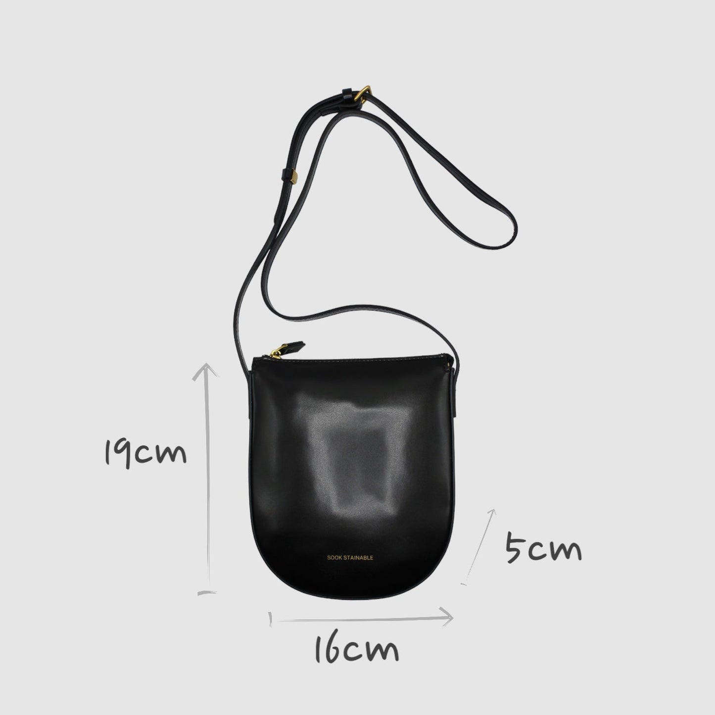 Handbag & Wallet Accessories Eva - Apple Leather Crossbody Bag - Black San Rocco Italia