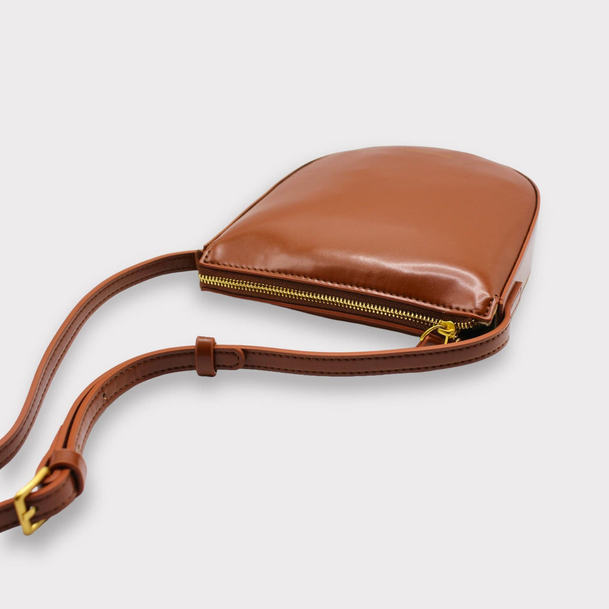 Handbag & Wallet Accessories Eva - Apple Leather Crossbody Bag - Brown San Rocco Italia