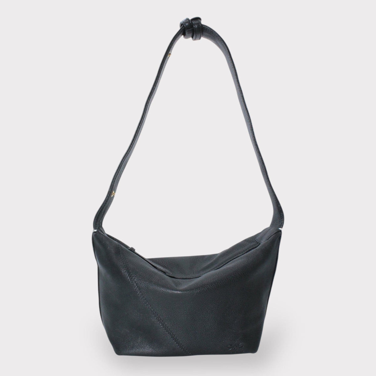 Handbag & Wallet Accessories Evy - Genuine Leather Pouch Shoulder Bag - Black San Rocco Italia