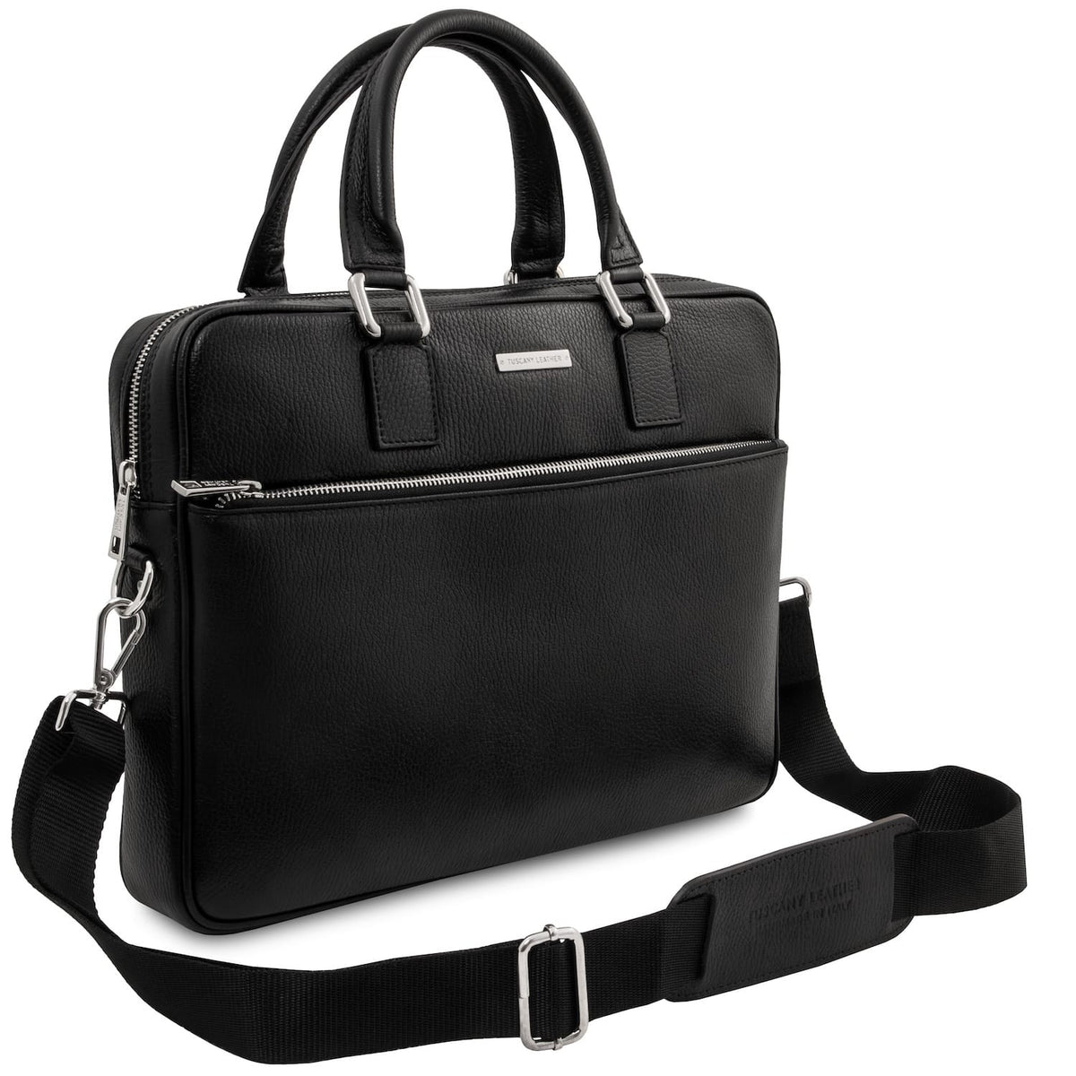 Ferrara - Leather laptop briefcase