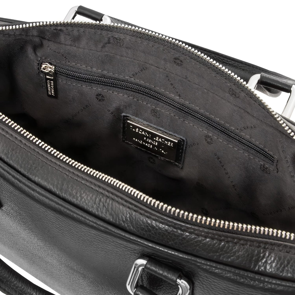Ferrara - Leather laptop briefcase