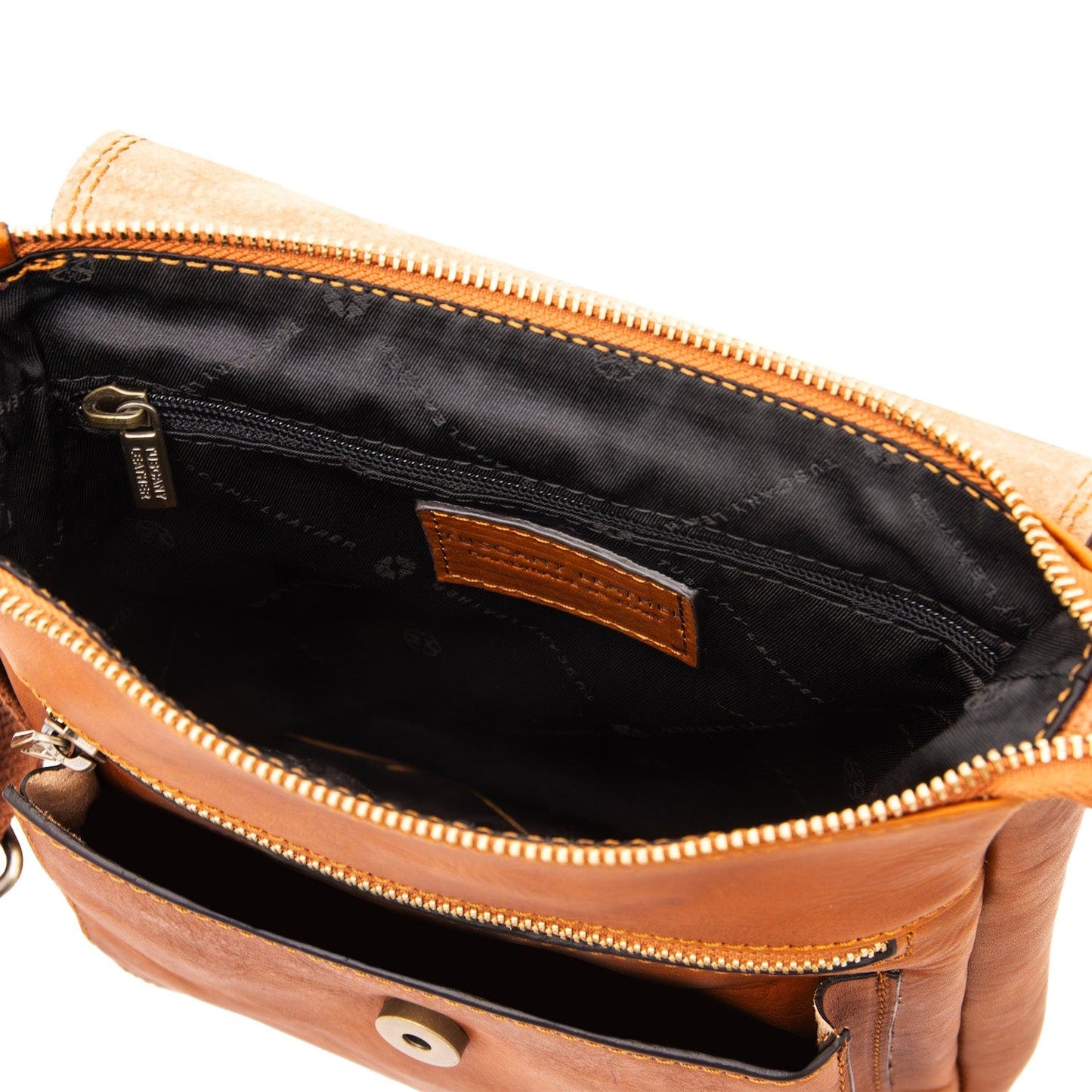 Leather bags for men Jimmy - Leather crossbody bag for men with front pocket | TL141407 San Rocco Italia