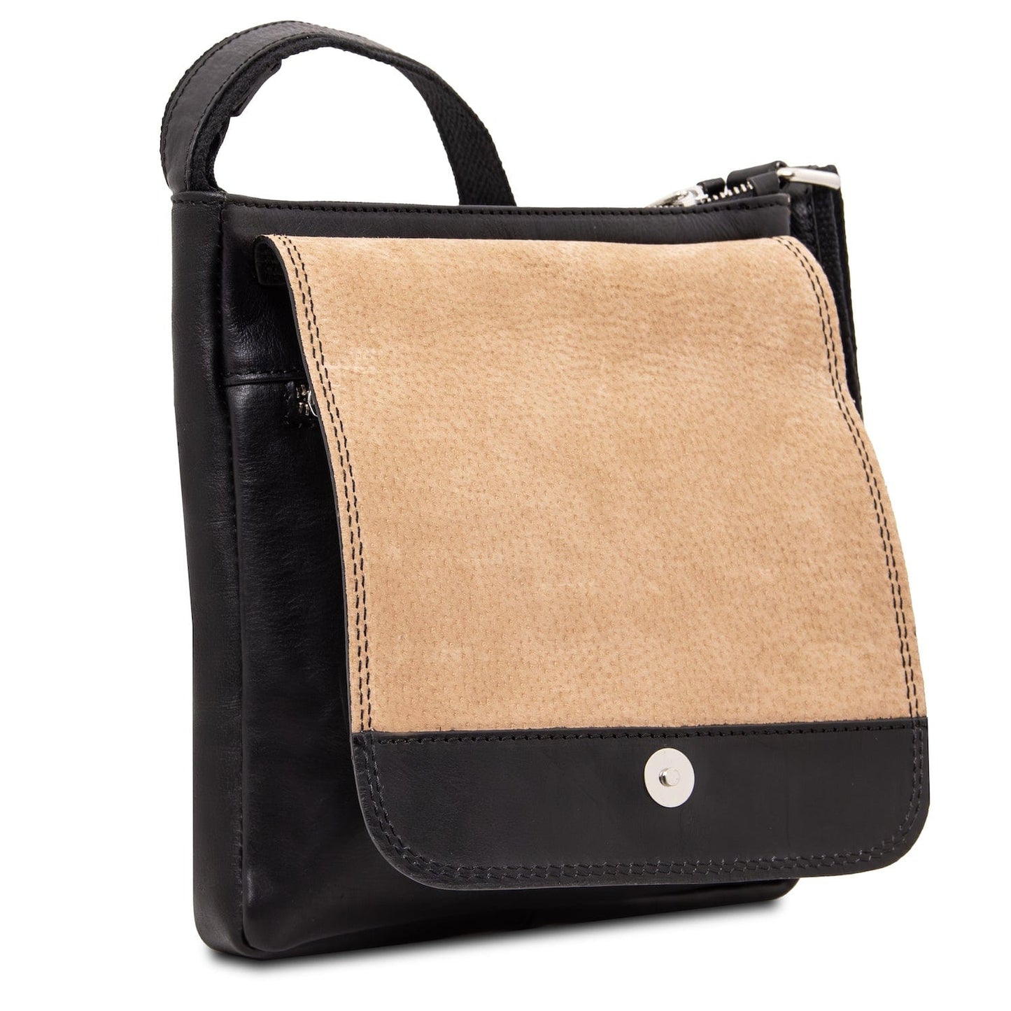 Leather bags for men Jimmy - Leather crossbody bag for men with front pocket | TL141407 San Rocco Italia