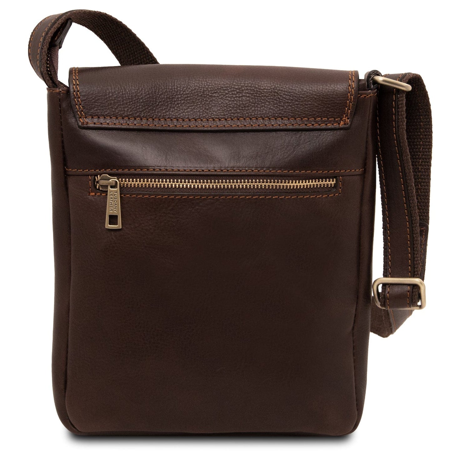 Leather bags for men Jimmy - Leather crossbody bag for men with front pocket | TL141407 San Rocco Italia