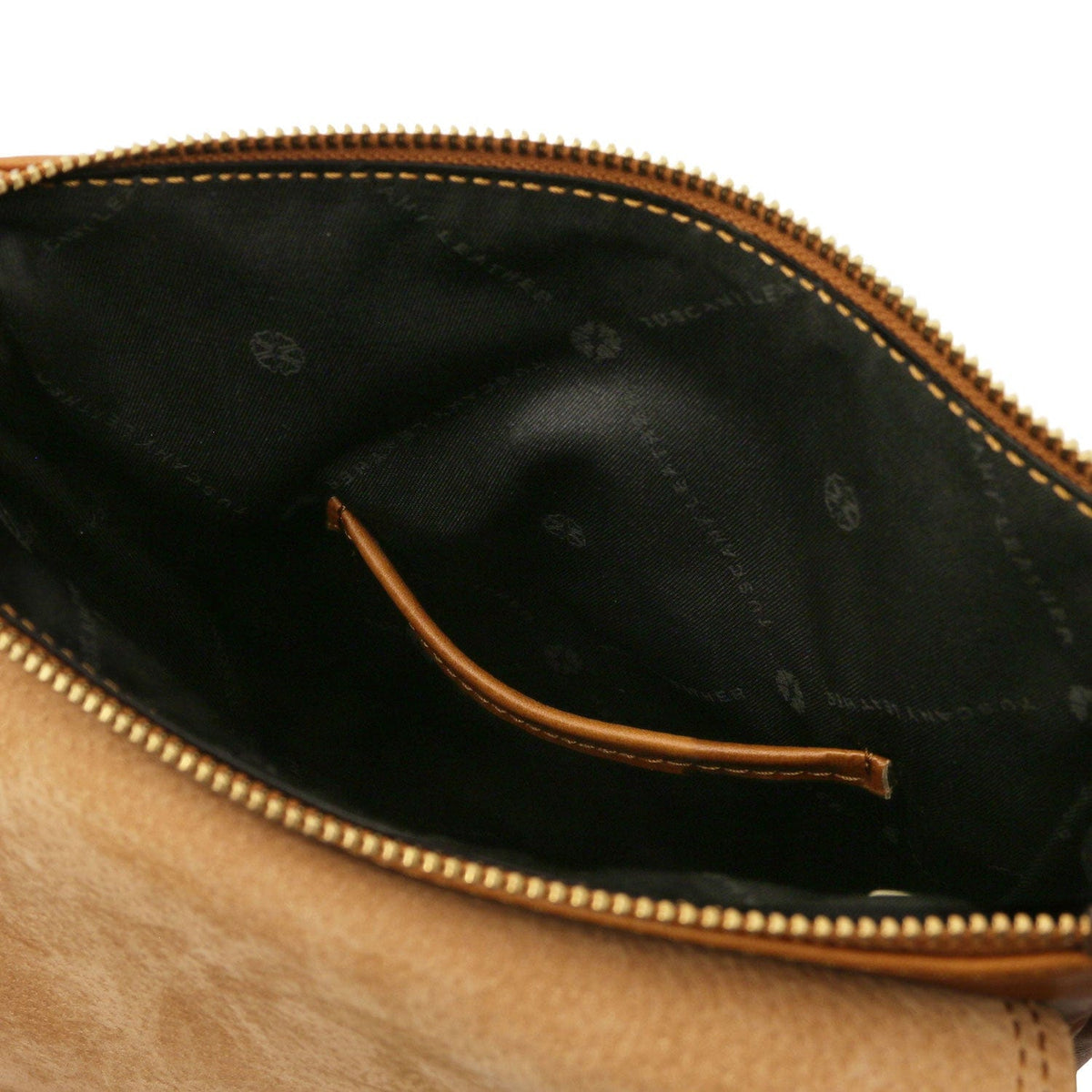 Sacs homme en cuir John - Sac bandoulière homme en cuir mat avec zip avant | TL141408 San Rocco Italia