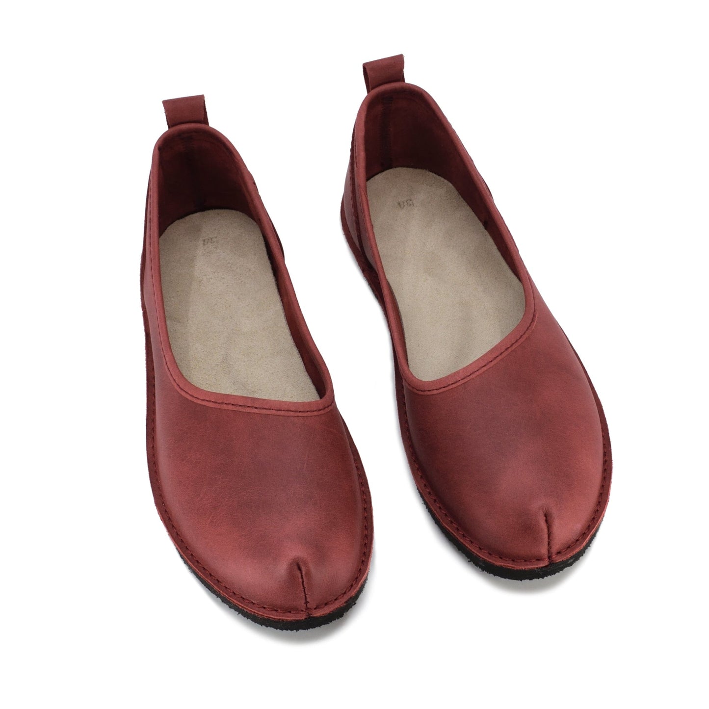 Flats Kuutsid Leather Flats - Dark Red San Rocco Italia