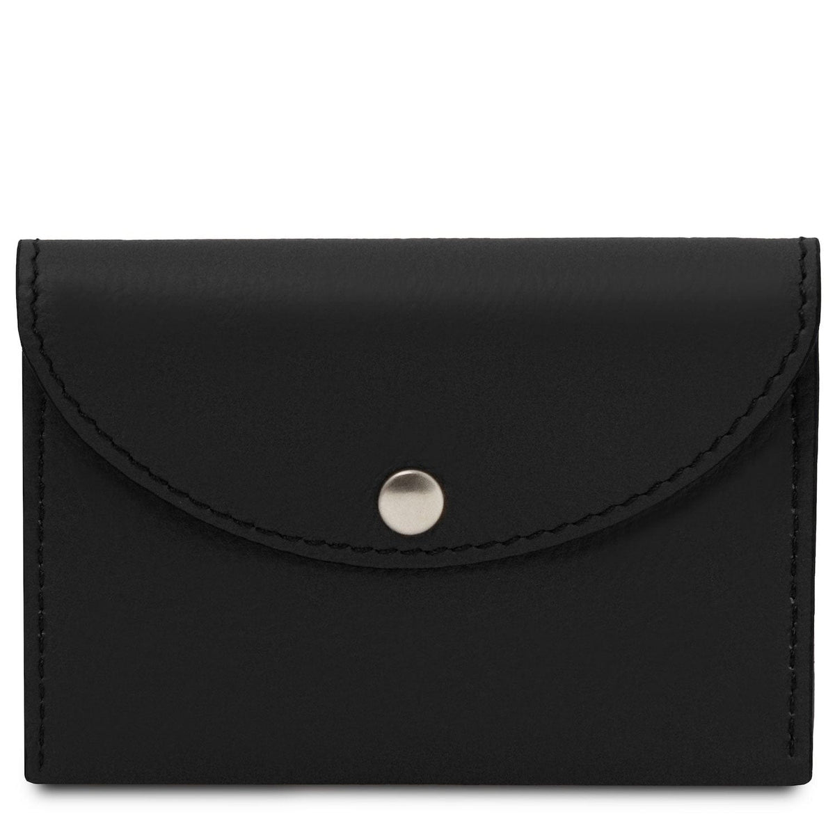 Office leather accessories Black Leather business card / credit card holder | TL142417 San Rocco Italia