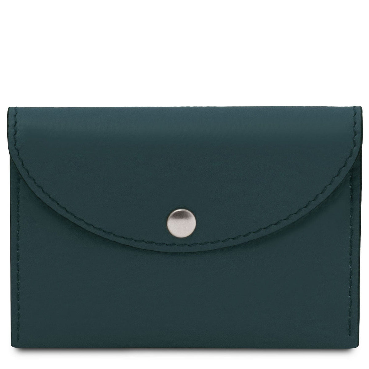 Office leather accessories Teal Leather business card / credit card holder | TL142417 San Rocco Italia