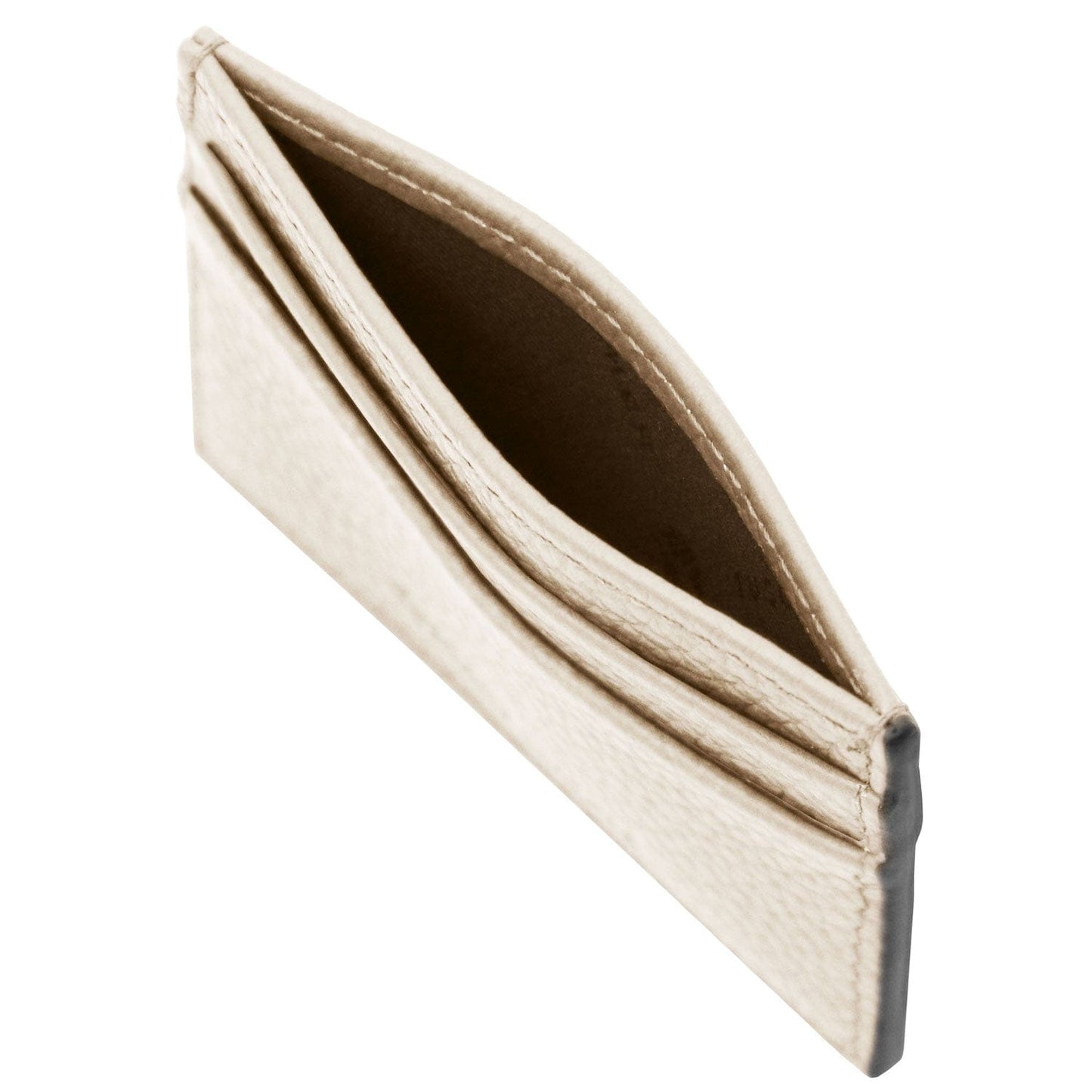 Leather card holder - 4 cards, pebbled leather | TL142474