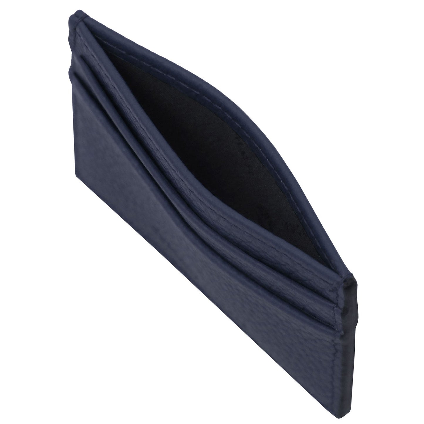 Leather card holder - 4 cards, pebbled leather | TL142474
