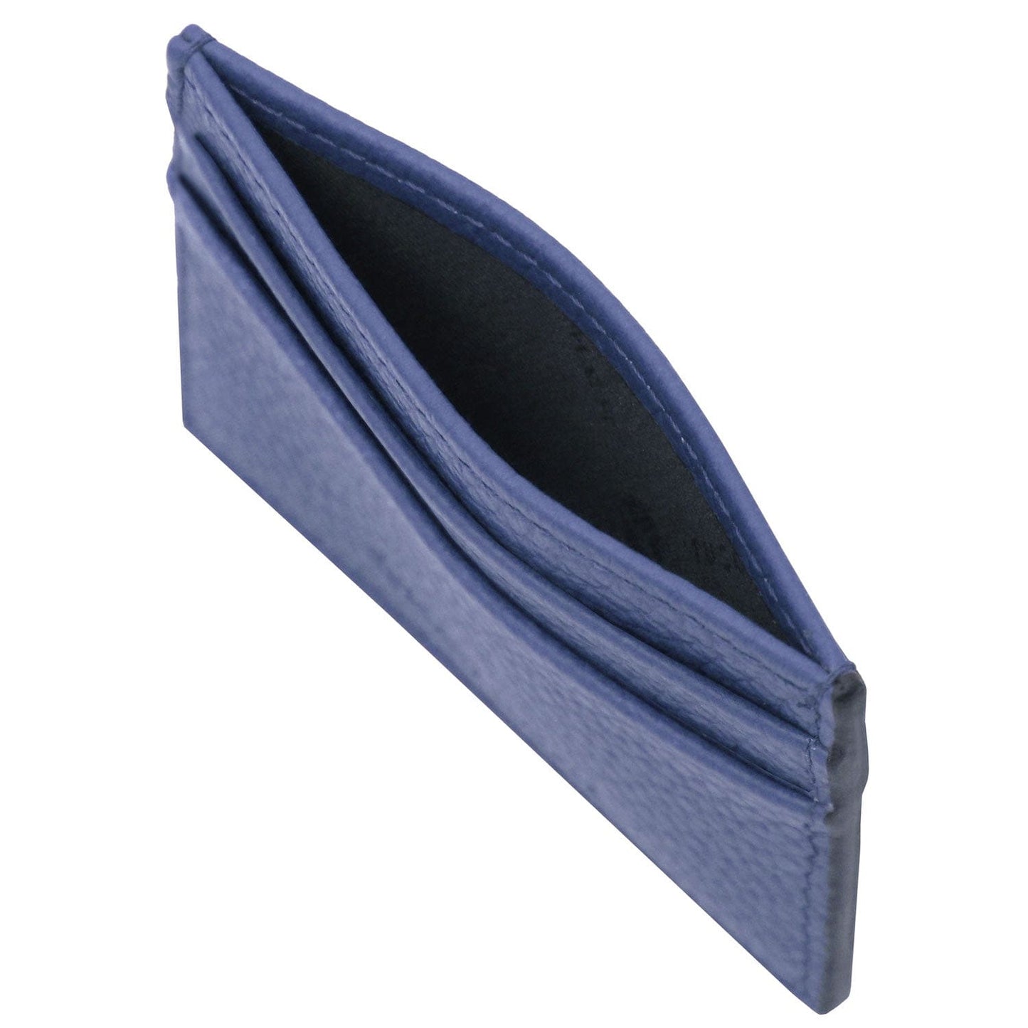 Leather card holder - 4 cards, pebbled leather | TL142474
