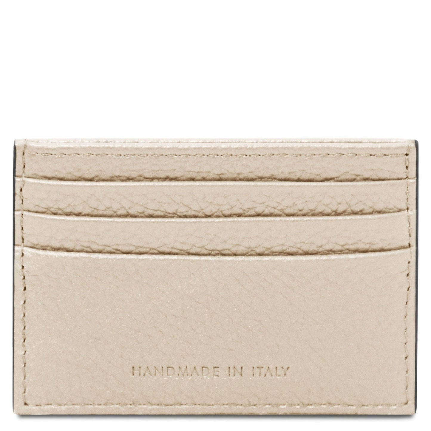 Men leather accessories Leather card holder - 6 cards, pebbled leather | TL142472 San Rocco Italia