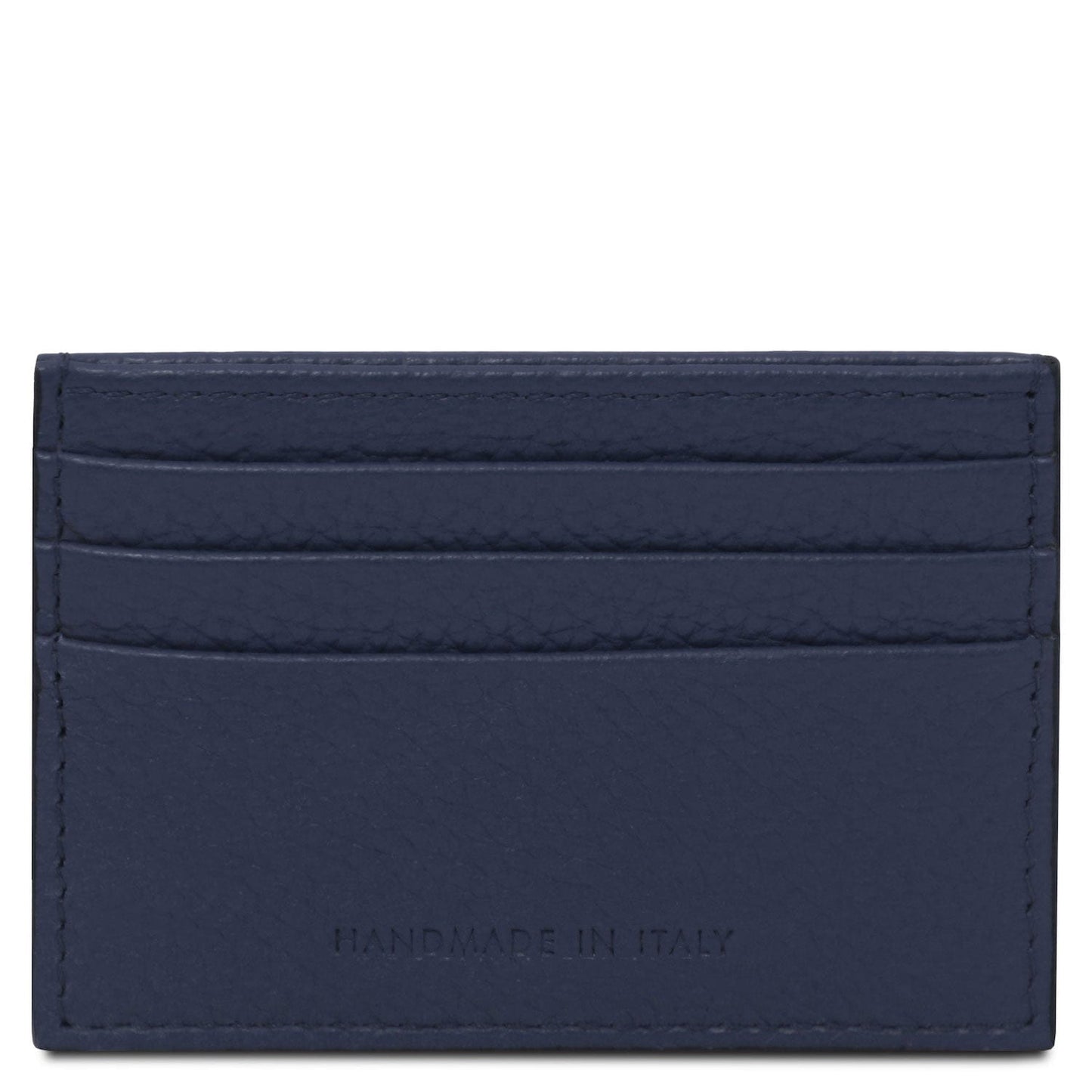 Men leather accessories Leather card holder - 6 cards, pebbled leather | TL142472 San Rocco Italia