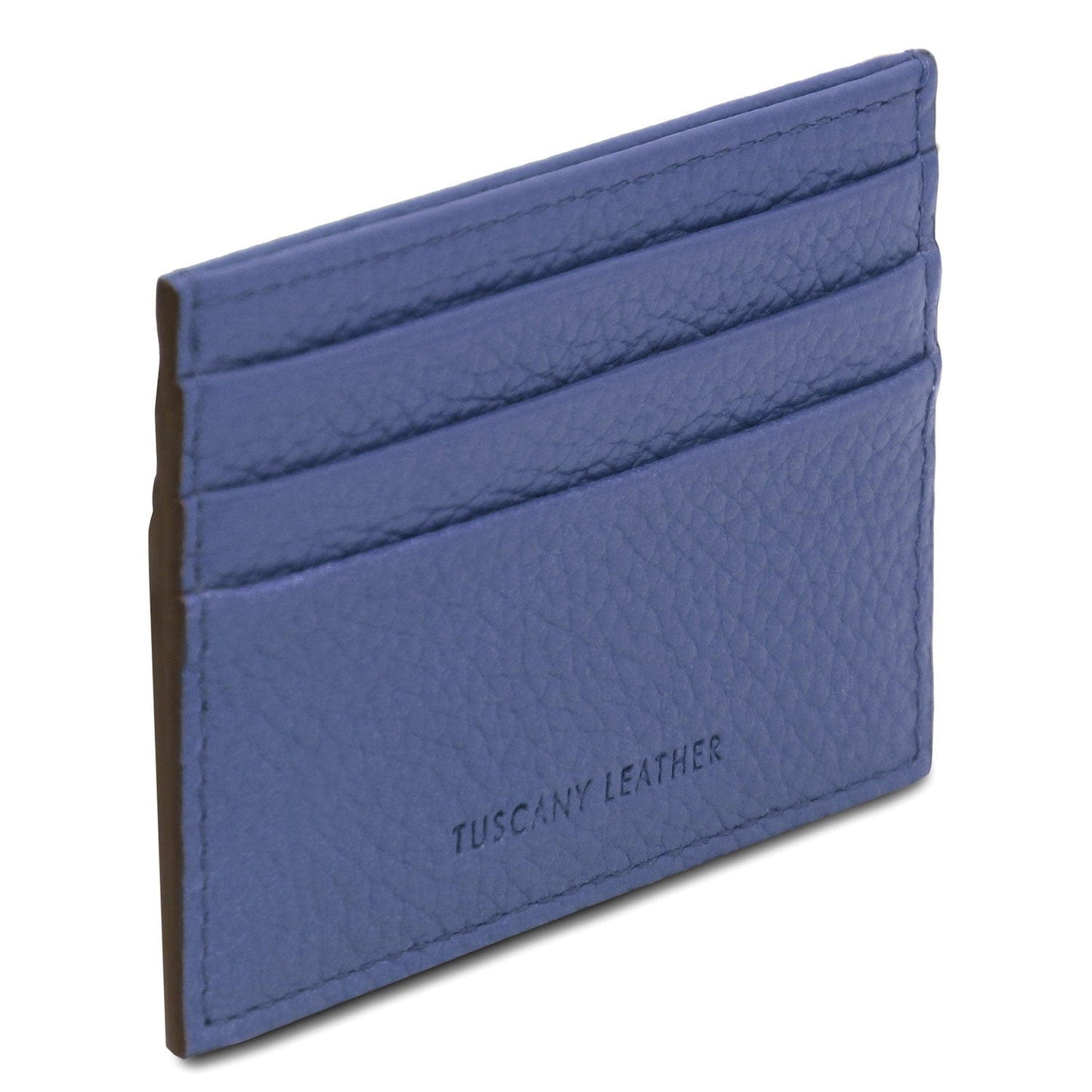 Men leather accessories Leather card holder - 6 cards, pebbled leather | TL142472 San Rocco Italia