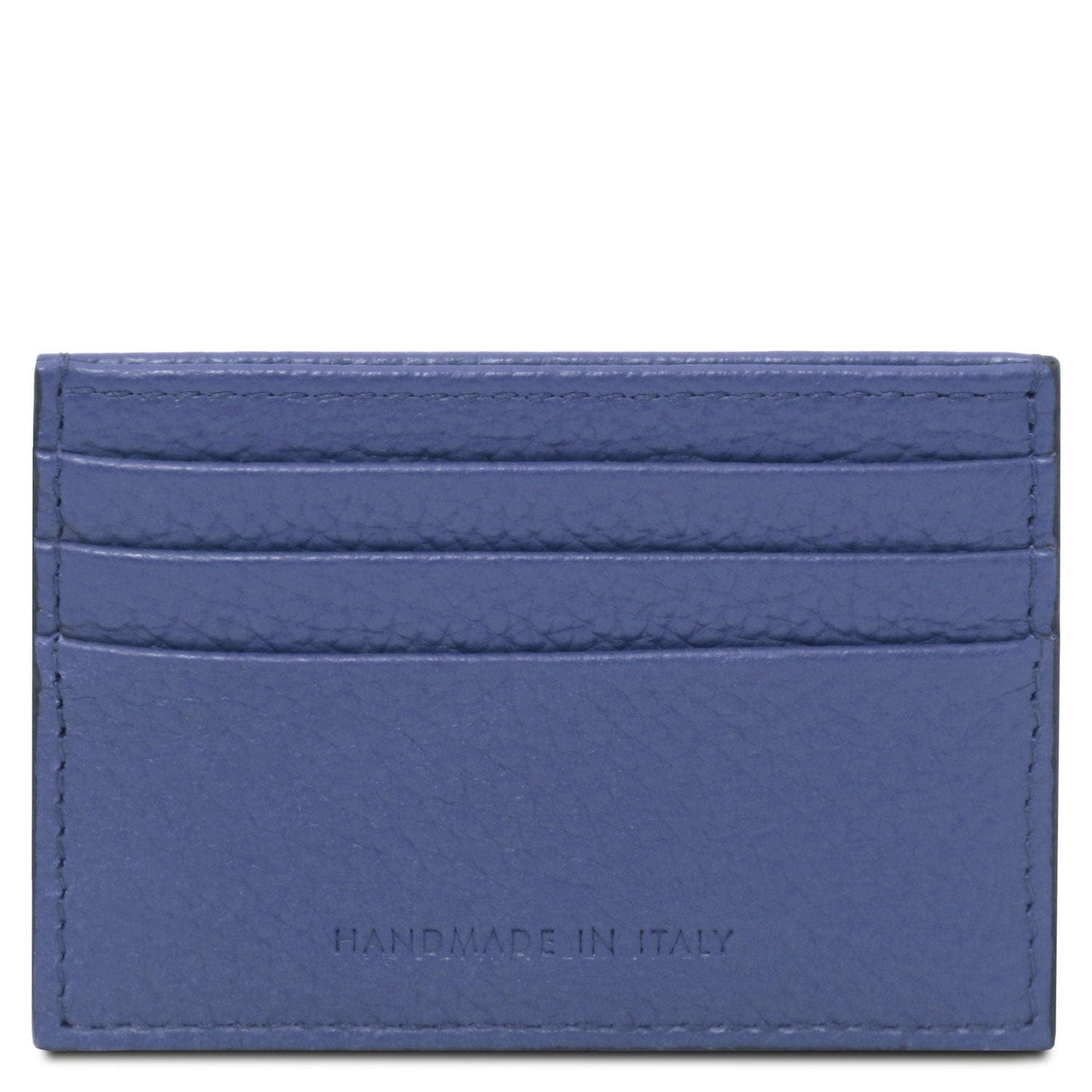 Men leather accessories Leather card holder - 6 cards, pebbled leather | TL142472 San Rocco Italia
